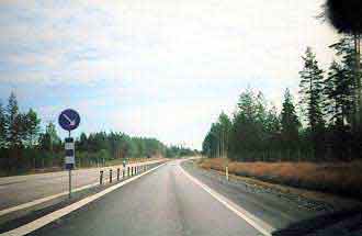 E4 - шведская автомагистраль с севера страны на юг